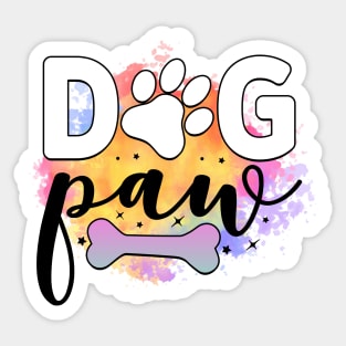 Pawsitively Hilarious: A Shirt for Dog Lovers Sticker